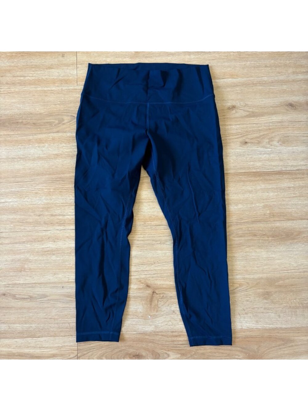 Lululemon Athletic Wunder Under HR Tight Yoga Pants True Navy Women’s Sz 14